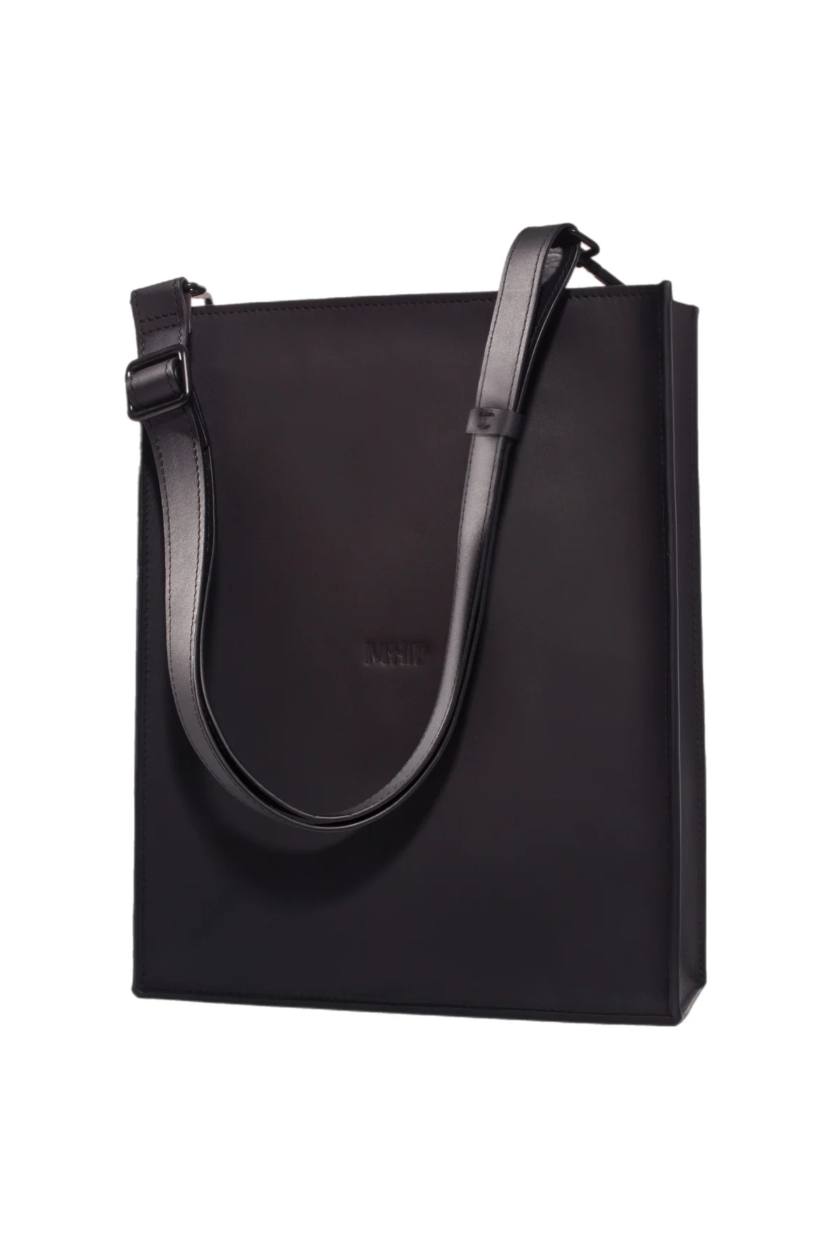 M.hip Versatility Bag M Total Black, leather bag product photo 4