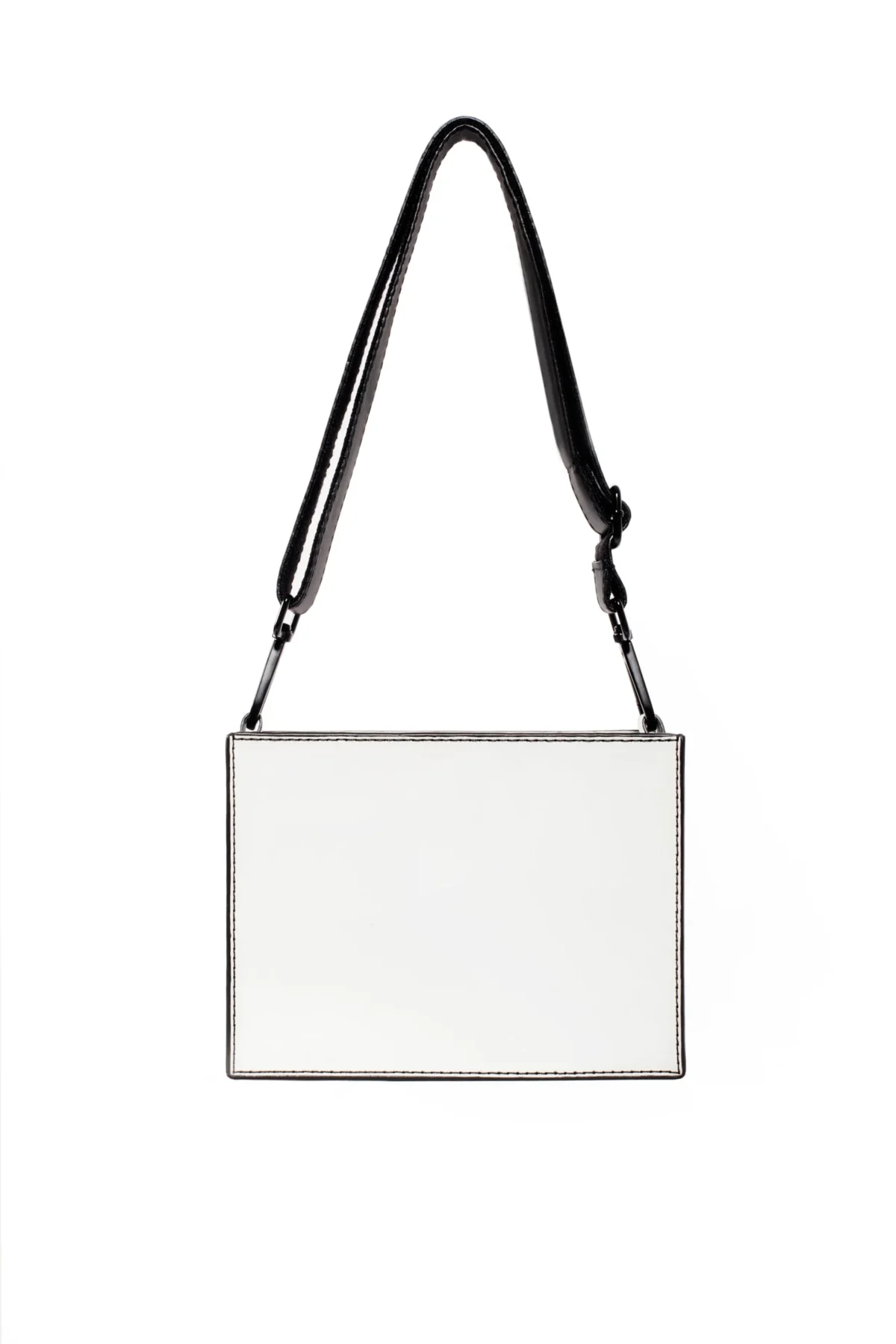 M.hip Versatility Bag XS horizontal White & Black, leather bag product photo 3