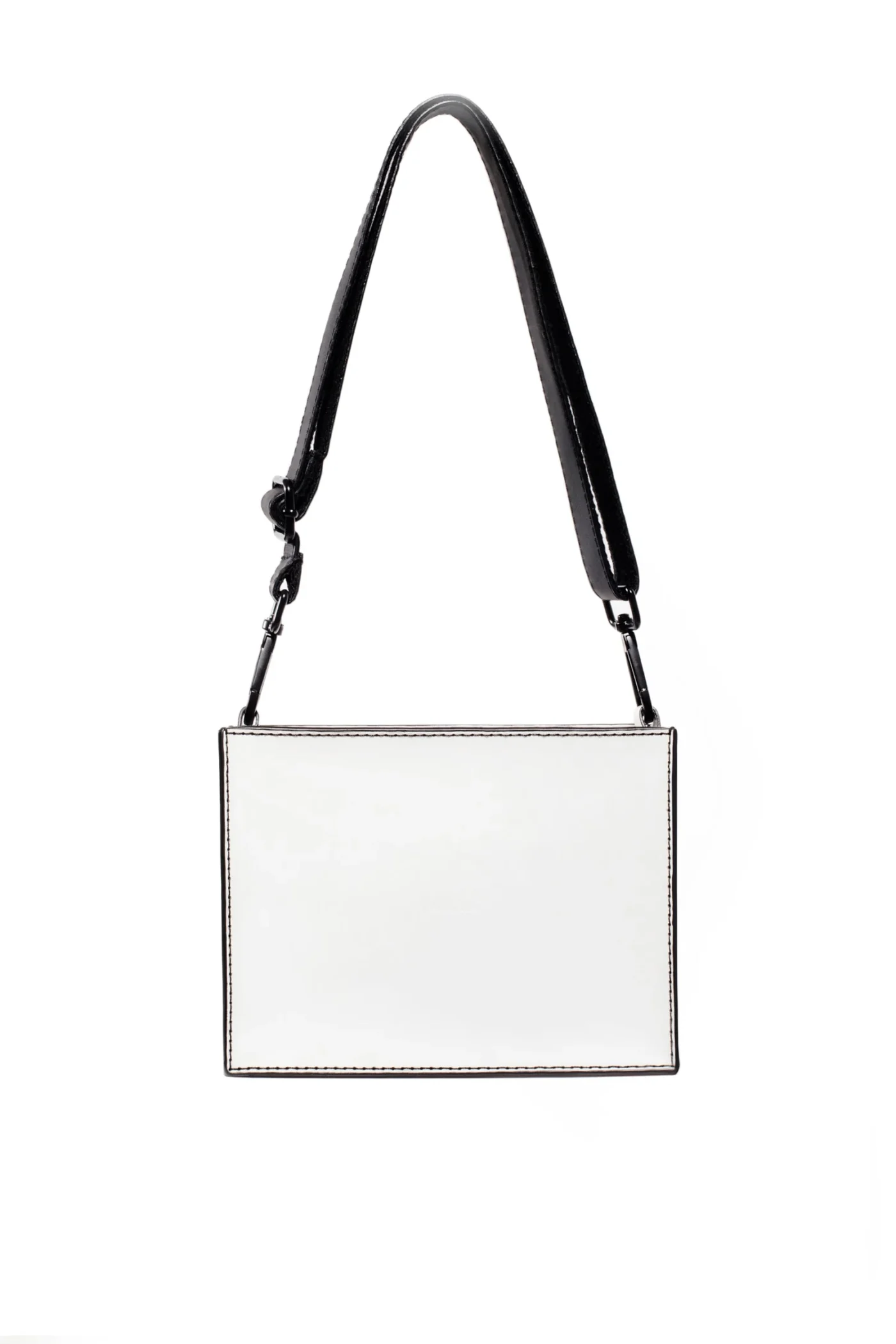 M.hip Versatility Bag XS horizontal White & Black, leather bag product photo 1